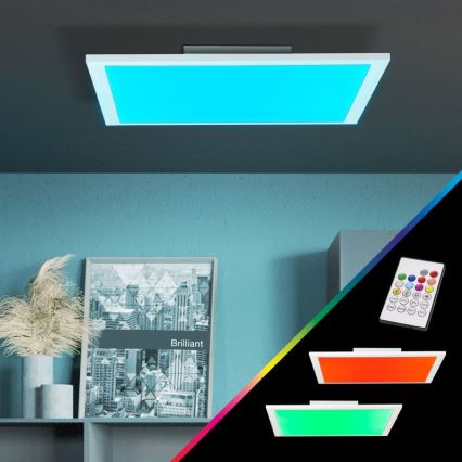 Brilliant - Plafoniera LED RGBW dimmerabile ABIE LED/24W/230V 2700-6500K + telecomando