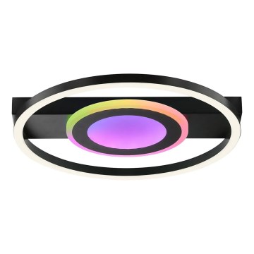 Brilliant - Plafoniera LED RGBW dimmerabile MAUREEN LED/20W/230V 3000-6500K nera + telecomando