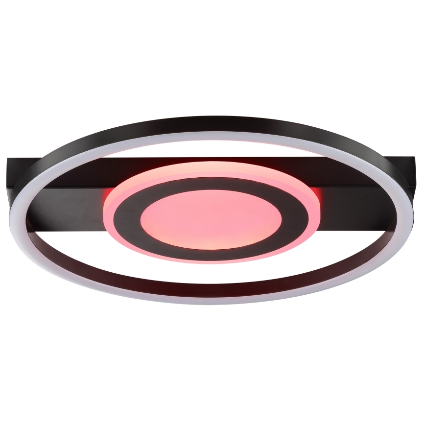 Brilliant - plafoniera LED RGBW dimmerabile MAUREEN LED/20W/230V 3000-6500K nera + telecomando