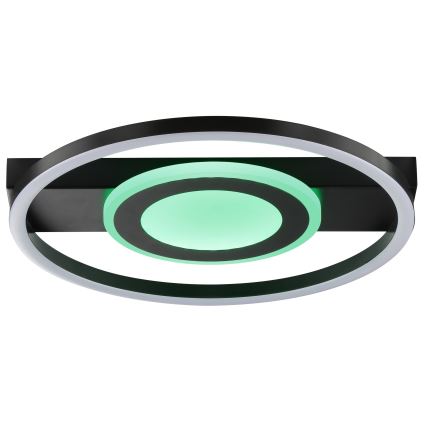 Brilliant - plafoniera LED RGBW dimmerabile MAUREEN LED/20W/230V 3000-6500K nera + telecomando