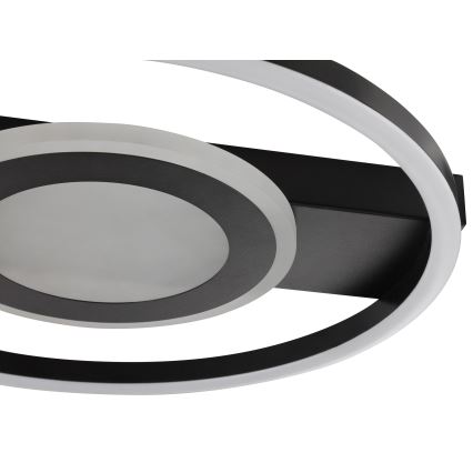 Brilliant - plafoniera LED RGBW dimmerabile MAUREEN LED/20W/230V 3000-6500K nera + telecomando