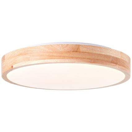 Brilliant - Plafoniera LED SLIMLINE LED/24W/230V Ø 34,5 cm legno di hevea