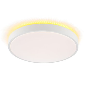 Brilliant - Plafoniera LED SOLISTRA 18W, 230V, Ø 34,5 cm, bianca