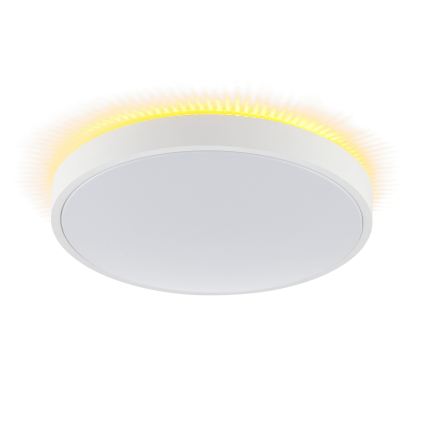 Brilliant - Plafoniera LED SOLISTRA 18W, 230V, Ø 34,5 cm, bianca