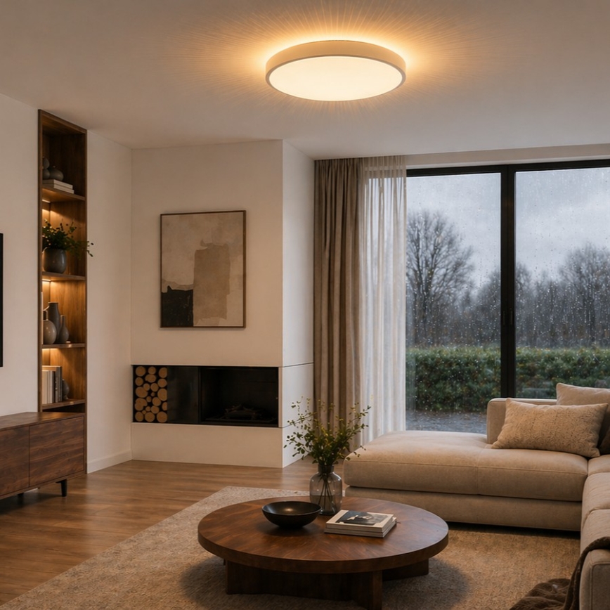 Brilliant - plafoniera LED SOLISTRA LED/24W/230V Ø 44,5 cm bianca