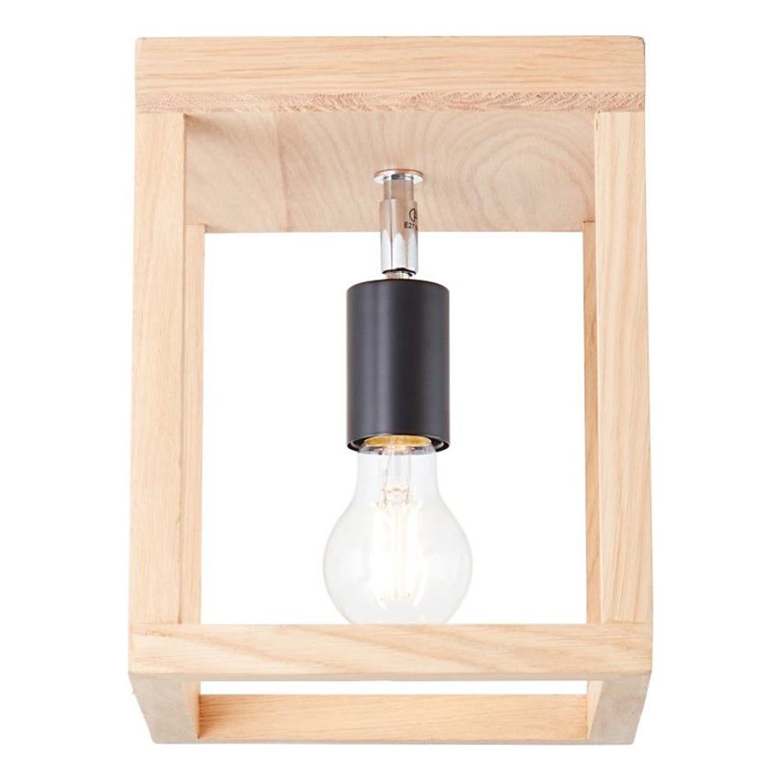 Brilliant - Plafoniera NEREA 1xE27/15W/230V quercia