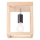 Brilliant - Plafoniera NEREA 1xE27/15W/230V quercia
