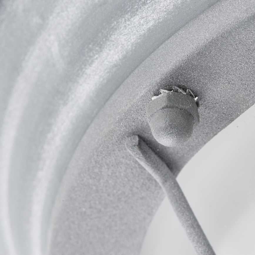 Brilliant - Plafoniera TYPHOON 1xE27/30W/230V Ø 29 cm grigio