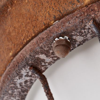 Brilliant - Plafoniera TYPHOON 2xE27/30W/230V rosso-marrone