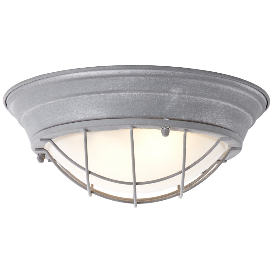 Brilliant - Plafoniera TYPHOON 2xE27/30W/230V Ø 34 cm grigio