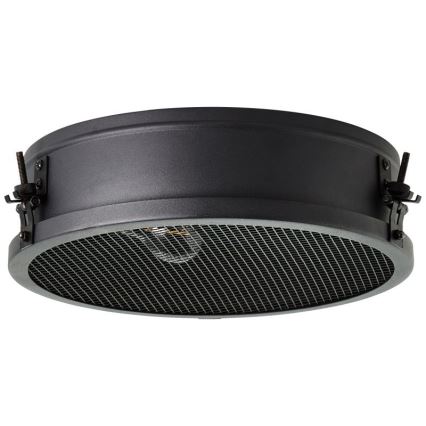 Brilliant - Plafoniera ZOIS 2xE27/28W/230V Ø 34 cm nero