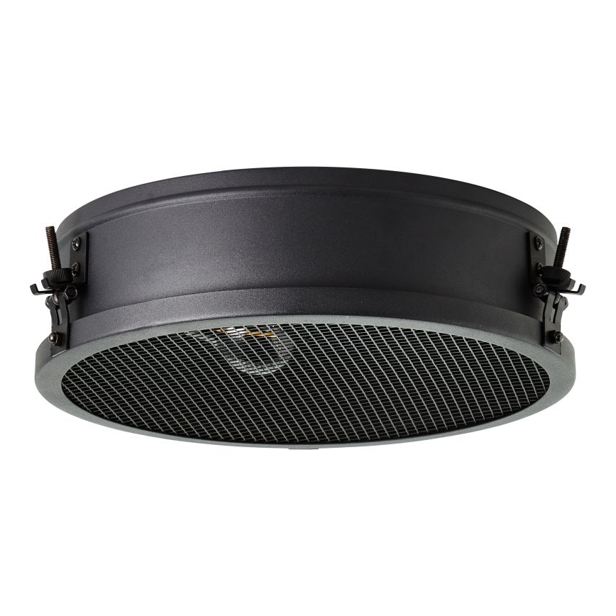 Brilliant - Plafoniera ZOIS 2xE27/28W/230V Ø 34 cm nero