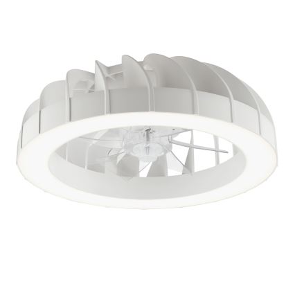 Brilliant - Ventilatore da soffitto dimmerabile LED RGBW con luce FANORA LED/30W/230V 2700-6500K diam. 46 cm bianco + telecomando