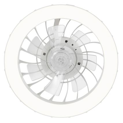 Brilliant - Ventilatore da soffitto dimmerabile LED RGBW con luce FANORA LED/30W/230V 2700-6500K diam. 46 cm bianco + telecomando