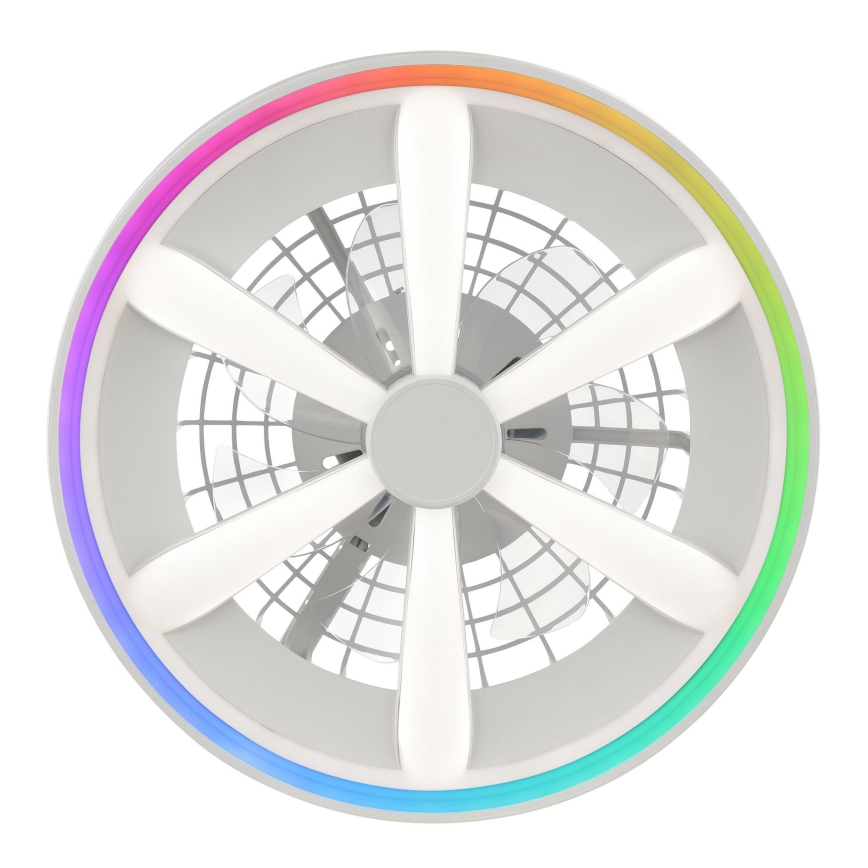 Brilliant - Ventilatore da soffitto dimmerabile LED RGBW con luce GAIANO LED/48W/230V 2700-6500K bianco + telecomando