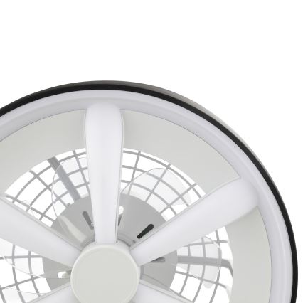 Brilliant - Ventilatore da soffitto dimmerabile LED RGBW con luce GAIANO LED/48W/230V 2700-6500K nero + telecomando