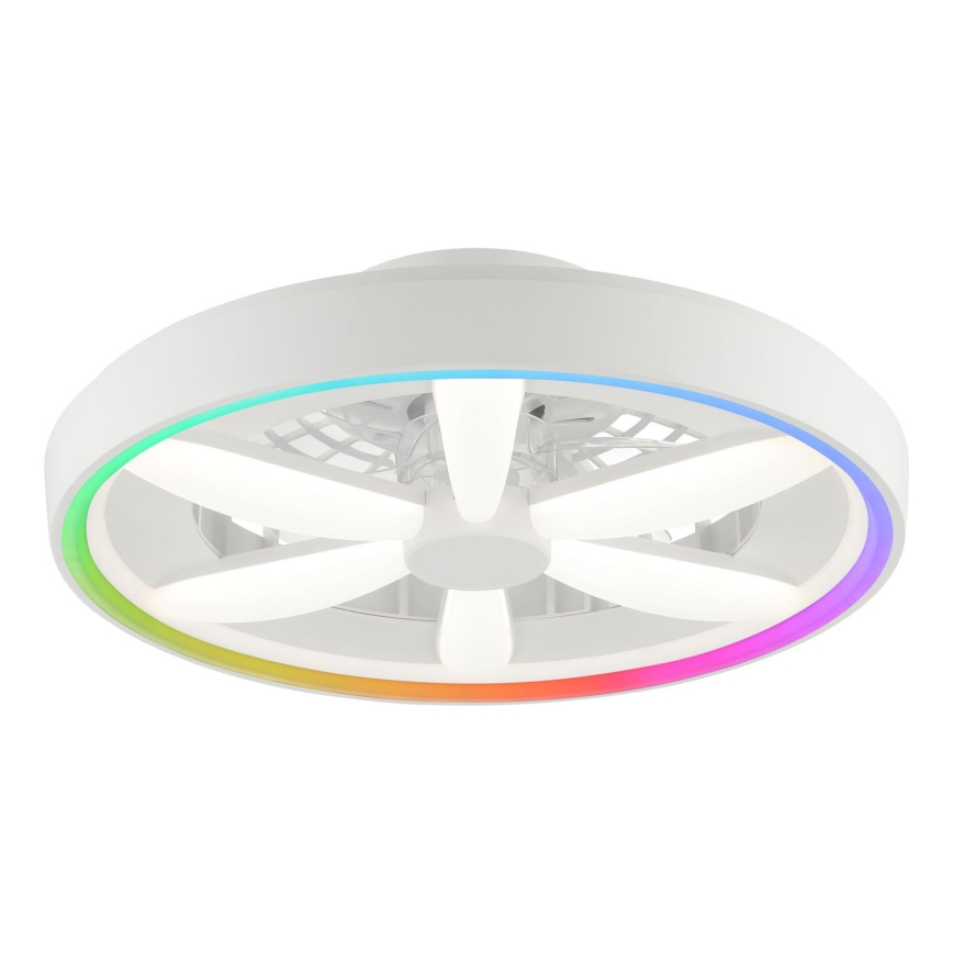 Brilliant - Ventilatore da soffitto dimmerabile LED RGBW con luce GAIANO LED/48W/230V 2700-6500K bianco + telecomando