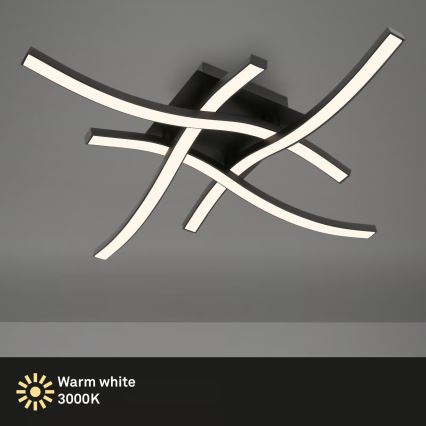 Brilo 3677-045 - Plafoniera LED/14,4W/230V nera