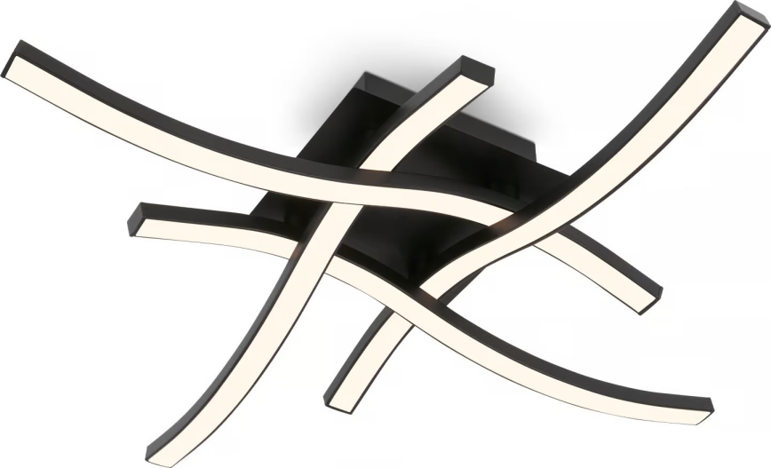 Brilo 3677-045 - Plafoniera LED/14,4W/230V nera