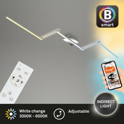 Brilo 3737-018 - Plafoniera LED dimmerabile SMART LED/24W/230V 3000-6500K Wi-Fi + telecomando