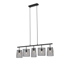 Brilo 4076-055 - Lampadario a sospensione con filo RETRO 5xE14/40W/230V