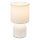 Brilo - Lampada da tavolo INO 1xE14/10W/230V bianca
