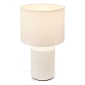 Brilo - Lampada da tavolo INO 1xE14/10W/230V bianca