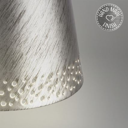 Brilo - Lampada da tavolo ricaricabile dimmerabile a sfioramento per esterni KIKI LED/2,6W/5V IP44 2600 mAh argento