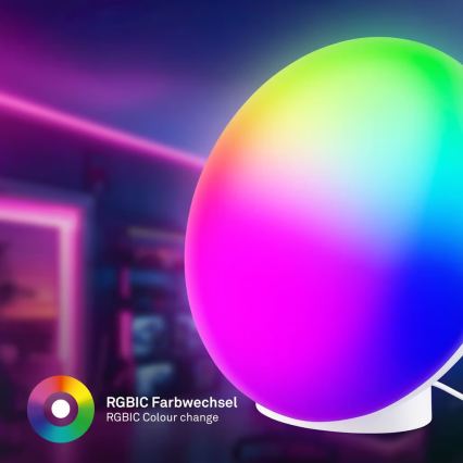 Brilo - Lampada da tavolo ricaricabile LED RGBIC dimmerabile TARA LED/6W/5V 3000-6500K Wi-Fi Tuya + telecomando