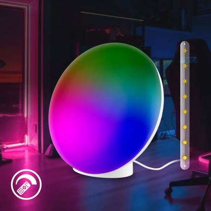 Brilo - Lampada da tavolo ricaricabile LED RGBIC dimmerabile TARA LED/6W/5V 3000-6500K Wi-Fi Tuya + telecomando