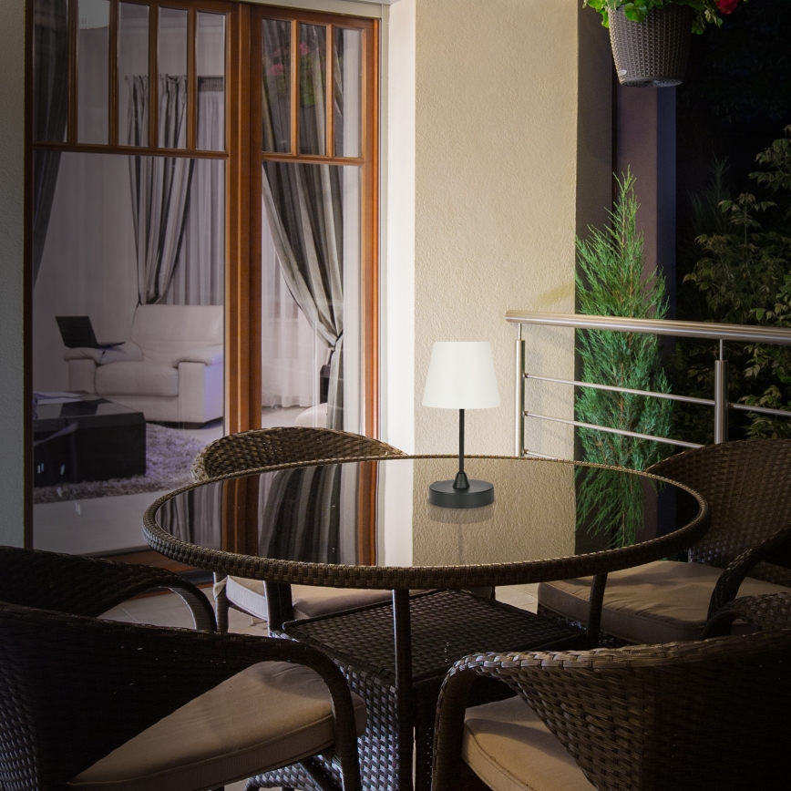 Brilo - Lampada LED ricaricabile dimmerabile per esterni LED/3W/5V IP44 2000 mAh