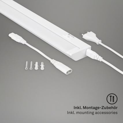 Brilo - Lampada sottopensile LED/6W/230V 2700/4000/6500K 54,5 cm bianco