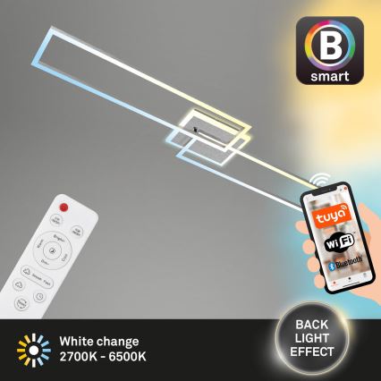 Brilo - Lampadario a plafone LED dimmerabile FRAME 2xLED/20W/230V 2700-6500K Wi-Fi Tuya + telecomando