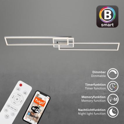 Brilo - Lampadario a plafone LED dimmerabile FRAME 2xLED/20W/230V 2700-6500K Wi-Fi Tuya + telecomando