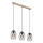 Brilo - Lampadario a sospensione con filo WAKTU 3xE27/60W/230V albero di caucciù