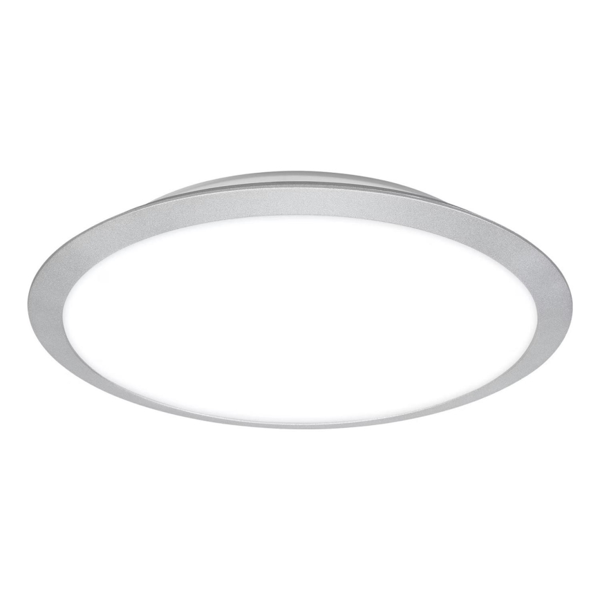 Brilo - LED Bagno Soffitto Lampada CTS LED/21W/230V 3000/4000K IP44 Ø 37 cm Matte cromo