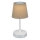 Brilo - LED Dimmerabile ricaricabile per esterni lampada da tavolo LED/3W/5V IP44 argento/beige