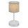 Brilo - LED Dimmerabile ricaricabile per esterni lampada da tavolo LOLE LED/3W/5V 2000mAh IP44 argento/beige