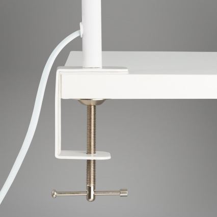 Brilo - LED Flessibile lampada da tavolo con clip TRASNA LED/7,5W/230V bianco