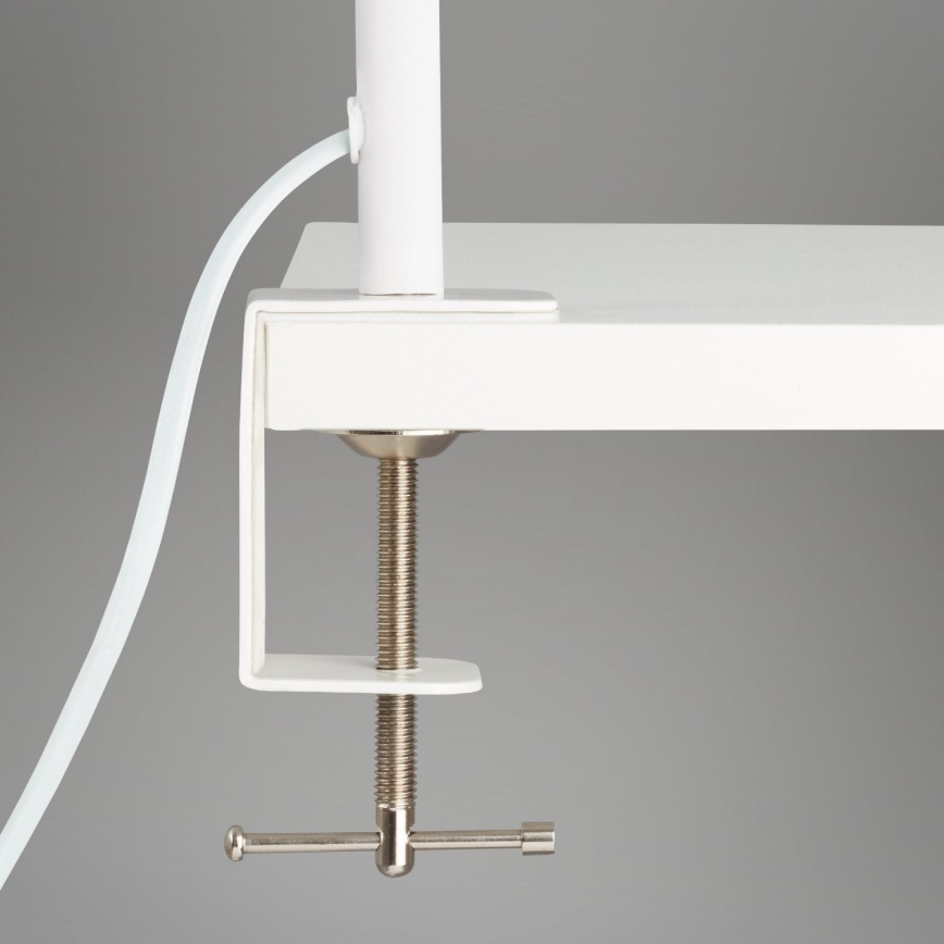 Brilo - LED Flessibile lampada da tavolo con clip TRASNA LED/7,5W/230V bianco