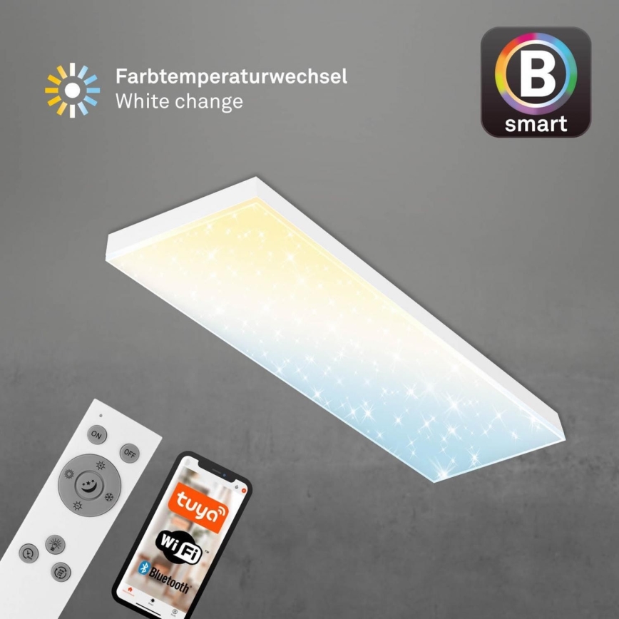 Brilo - LED Pannello fisso dimmerabile FRAMELESS LED/28W/230V 3000-6500K Wi-Fi Tuya + telecomando