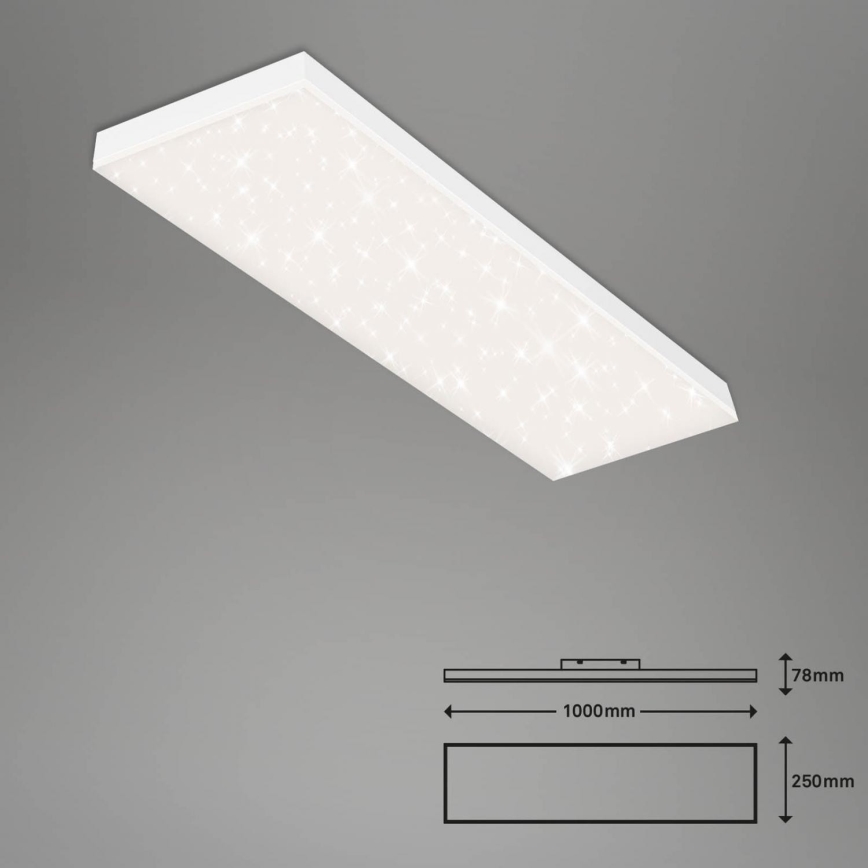 Brilo - LED Pannello fisso dimmerabile FRAMELESS LED/28W/230V 3000-6500K Wi-Fi Tuya + telecomando