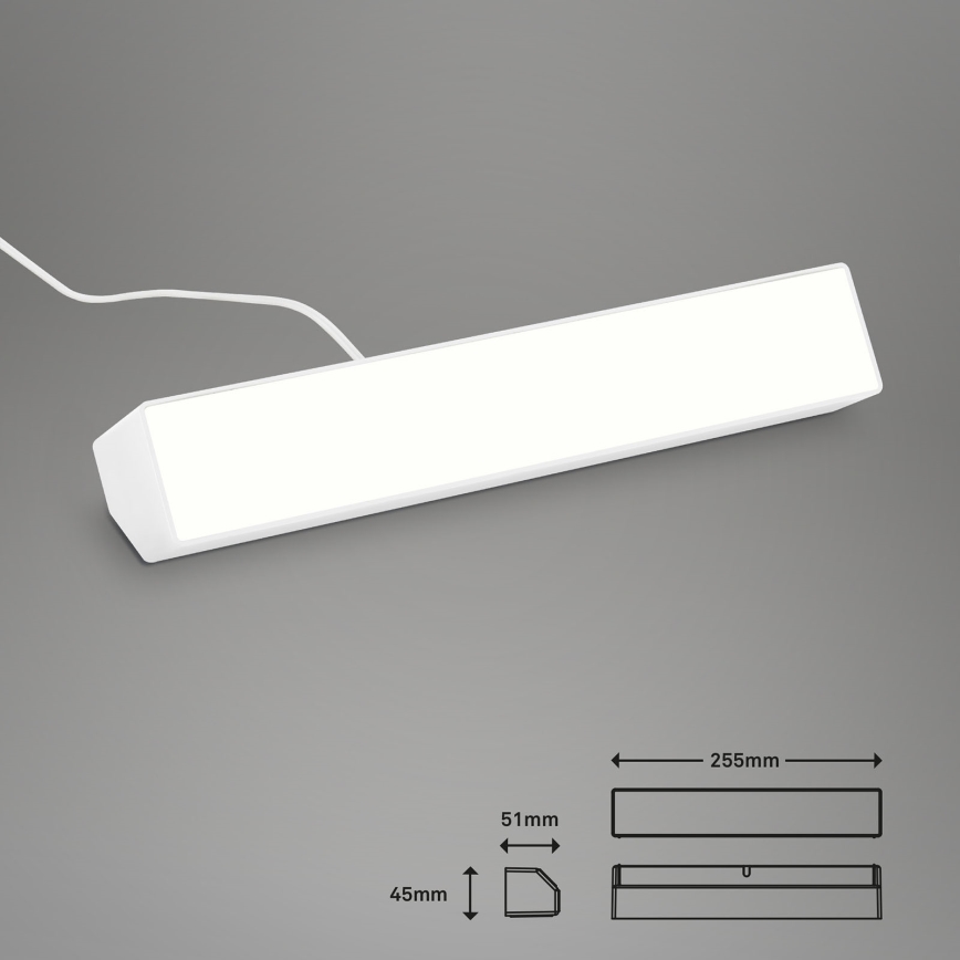 Brilo - LED RGBW Lampada da tavolo dimmerabile LED/9W/230V 3000-6500K Wi-Fi Tuya + telecomando