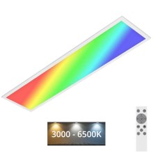 Brilo - Plafoniera dimmerabile RGBW SLIM LED/24W/230V 3000-6500K 100x25 cm + telecomando
