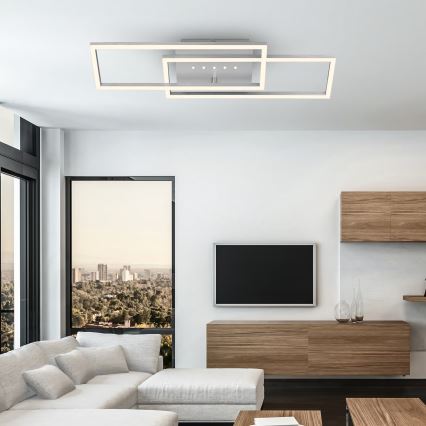 Brilo - Plafoniera LED dimmerabile/30W/230V/3000K cromo satinato