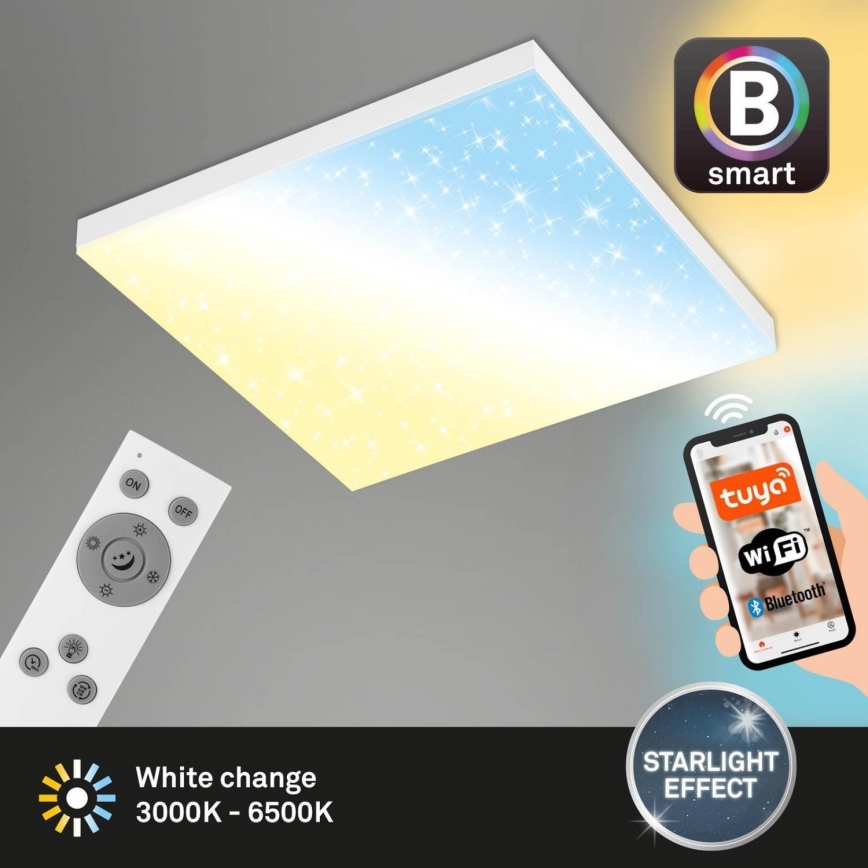 Brilo - Plafoniera LED dimmerabile FRAMELESS LED/24W/230V 3000-6500K Wi-Fi Tuya + telecomando