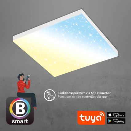 Brilo - Plafoniera LED dimmerabile FRAMELESS LED/24W/230V 3000-6500K Wi-Fi Tuya + telecomando