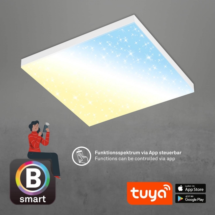 Brilo - Plafoniera LED dimmerabile FRAMELESS LED/24W/230V 3000-6500K Wi-Fi Tuya + telecomando