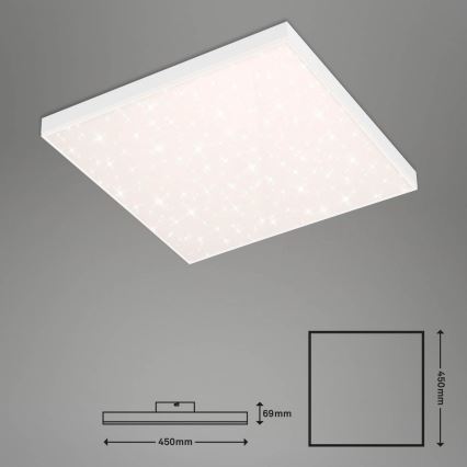 Brilo - Plafoniera LED dimmerabile FRAMELESS LED/24W/230V 3000-6500K Wi-Fi Tuya + telecomando