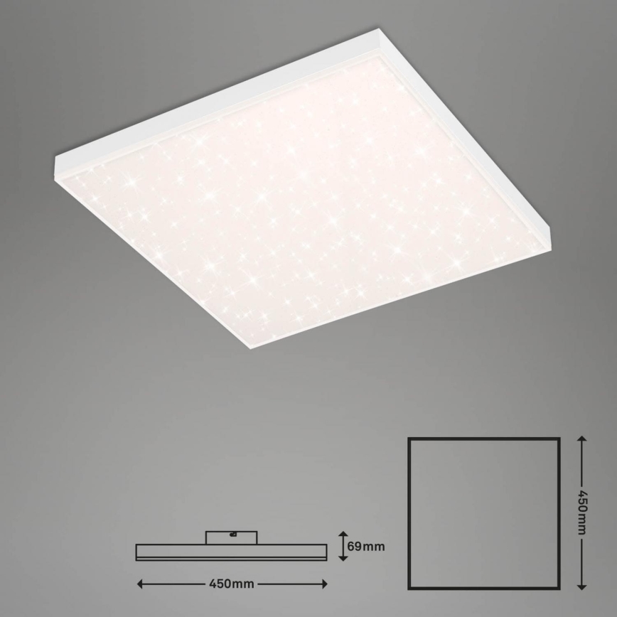 Brilo - Plafoniera LED dimmerabile FRAMELESS LED/24W/230V 3000-6500K Wi-Fi Tuya + telecomando
